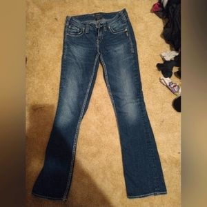 Silver jeans
